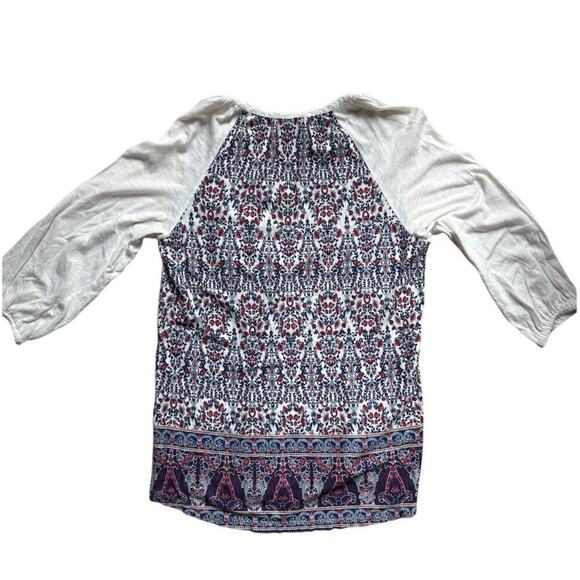 Vintage America Blue, White, Red Peasant Blouse ‎ $59 - Picture 3 of 4